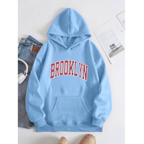 Martina Store Stylish Women Hoodie  - Baby Blue