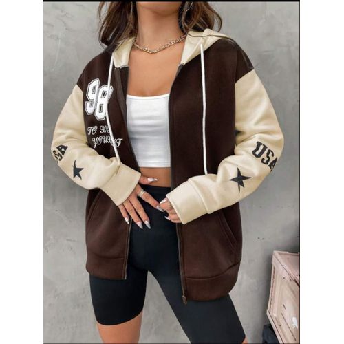Martina Store Sweatshirt - Women - Beige & Brown