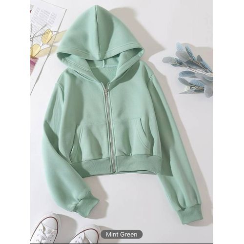 Martina Store Short Sweatshirt - Women - Mint Green