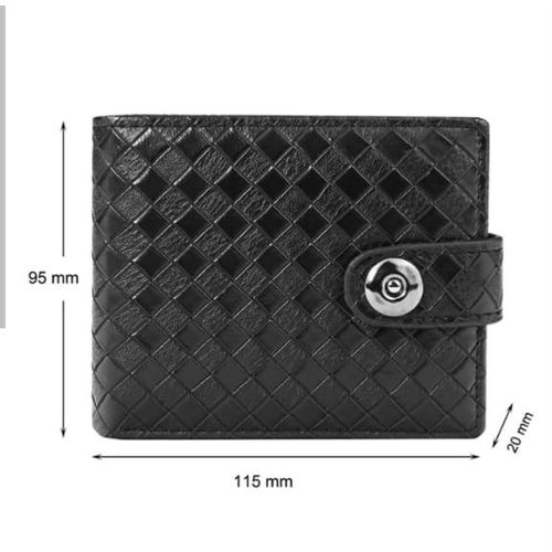 A very elegant and elegant triangular embossed leather wallet