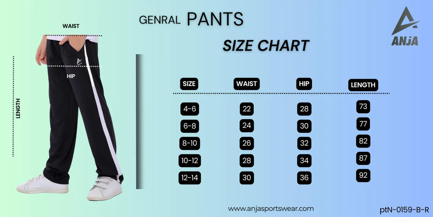 Boys’ Black Sports Pants – Comfortable, Versatile Design