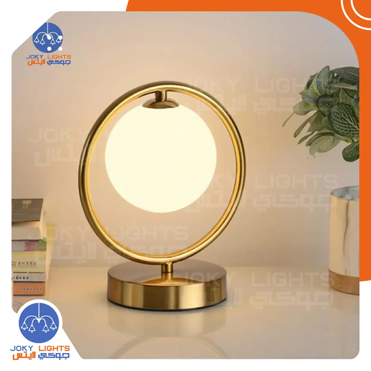 Round Table lamp - shiny gold (code:256)