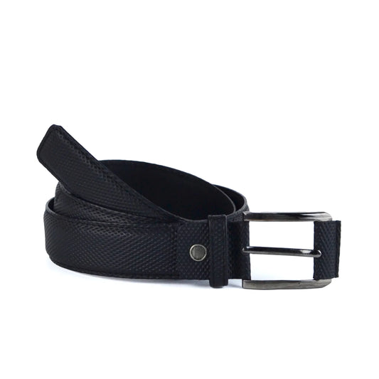 Leather Semi formal belt – 2M-11 BLACK