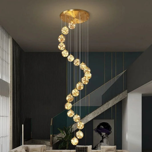 ‎LED Tray Chandelier 50 cm – Gold Glossy – (Code:509)‎