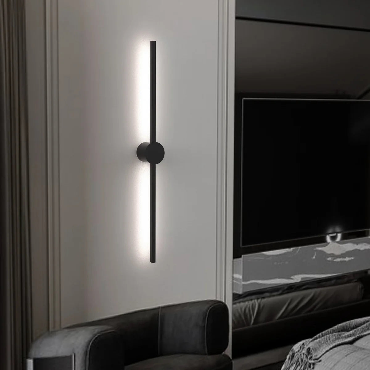 Wall lamp – black – (code:097)