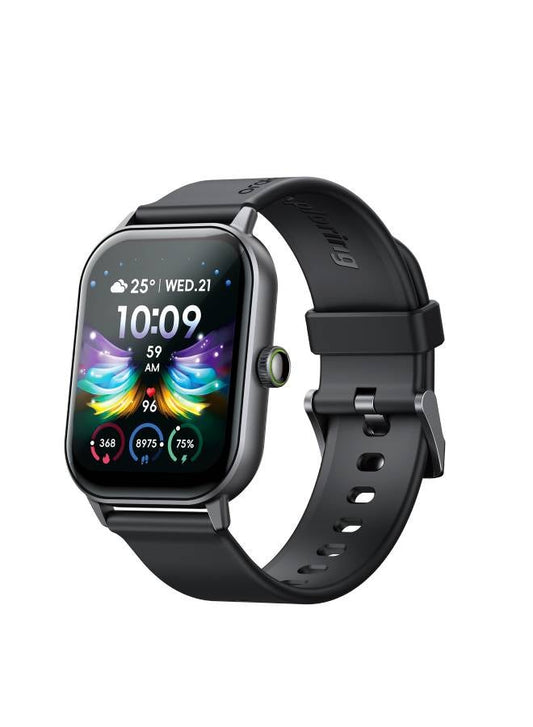 Oraimo Watch 5 2.01-Inch Waterproof HD Smartwatch, Light Chrome Black