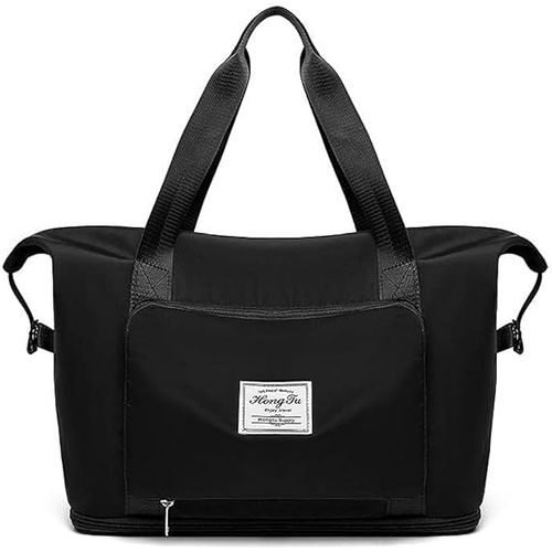 Best Selling Expandable Travel, Shopping, Gym Bag Black