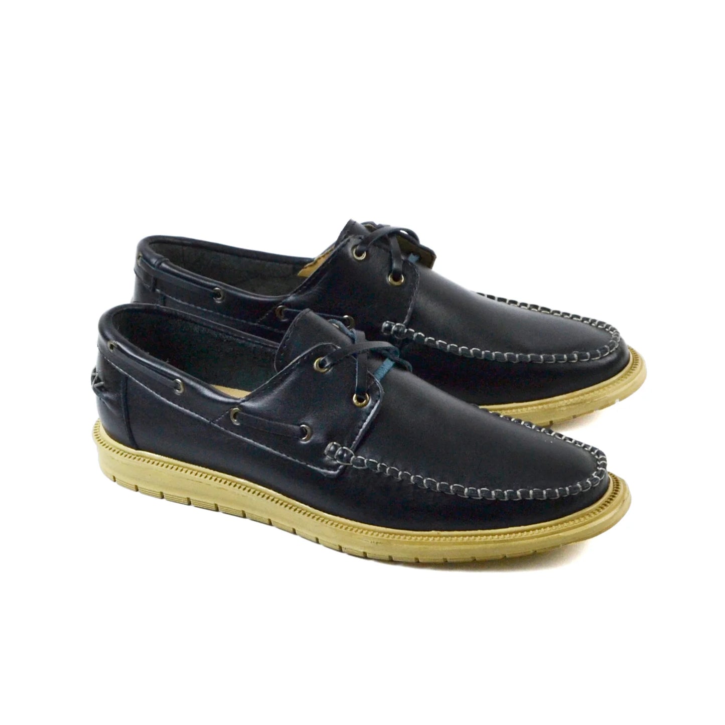 Leather Casual Shoes – SPAGU Black