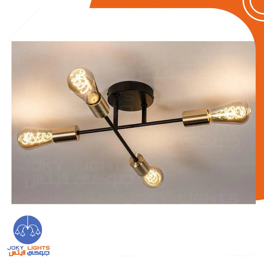 ‎Chandelier # Black * Gold 2 (Code:311)‎