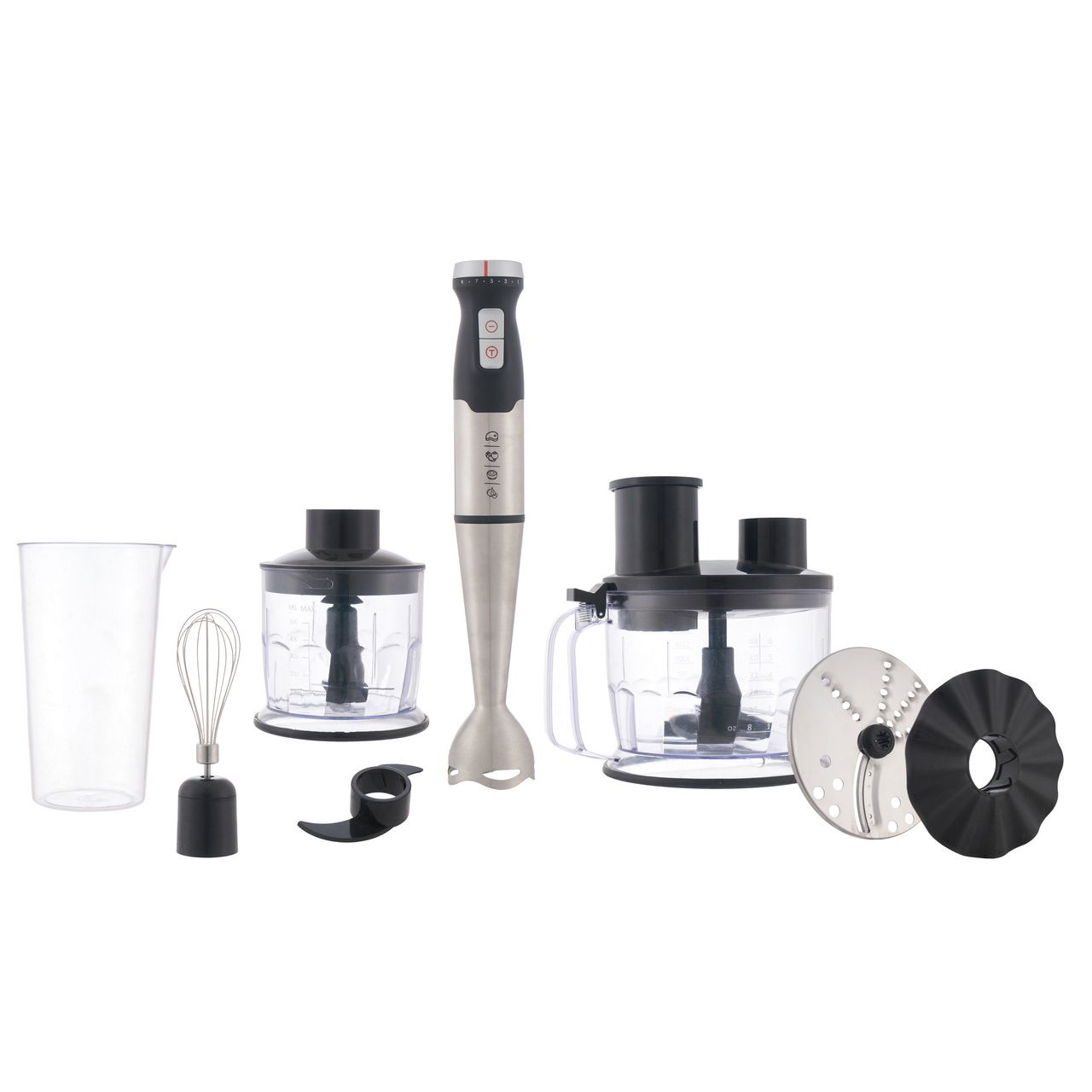 Ultra 10-in-1 Hand Blender with Attachments, 2 Liters, 1000W, Stainless Steel - UHB110SE