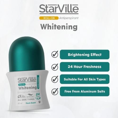 Starville Whitening Roll On Fresh Breeze - 60ml