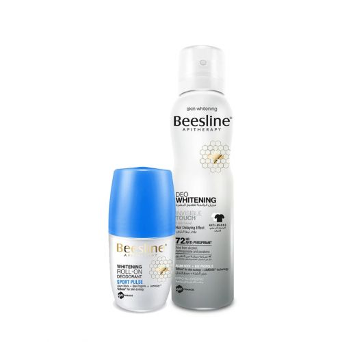 Beesline Offer Roll-on Deadorant-Sport Pulse + Spray Deadorant Invisible Touch 150ml Free