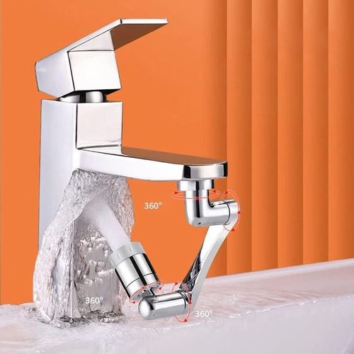 360 Degree Rotating Faucet Universal Kitchen Aerator Swivel Spout Wide Angle Swivel Splash Filter