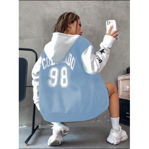 Martina Store Sweatshirt - Women - White & Baby Blue