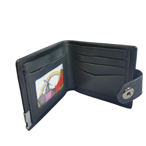 A very elegant and elegant triangular embossed leather wallet
