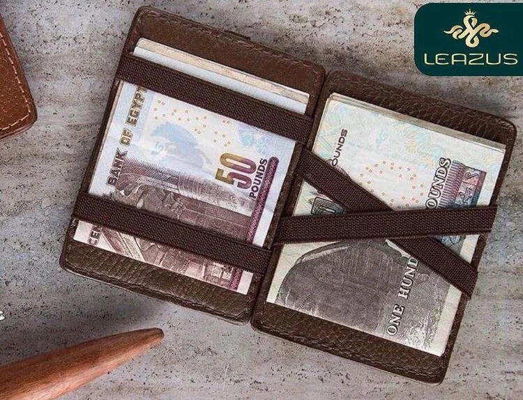 Leather wallet – magic brown