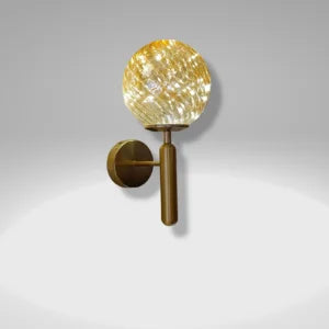LED decorative wall lamp - shiny gold - (code:204)