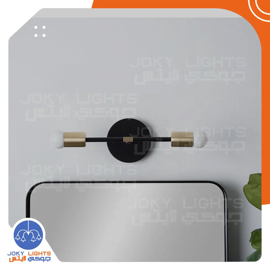 Double wall lamp – black*gold (code:404)