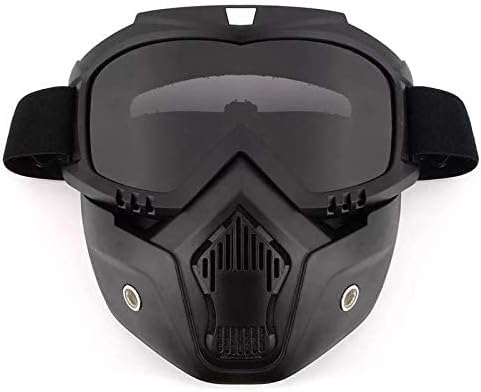 Motorcycle Vintage Helmet Mask Detachable Goggles for Scooter Jet Helmets Open Face Moto Glasses Motocross Glass