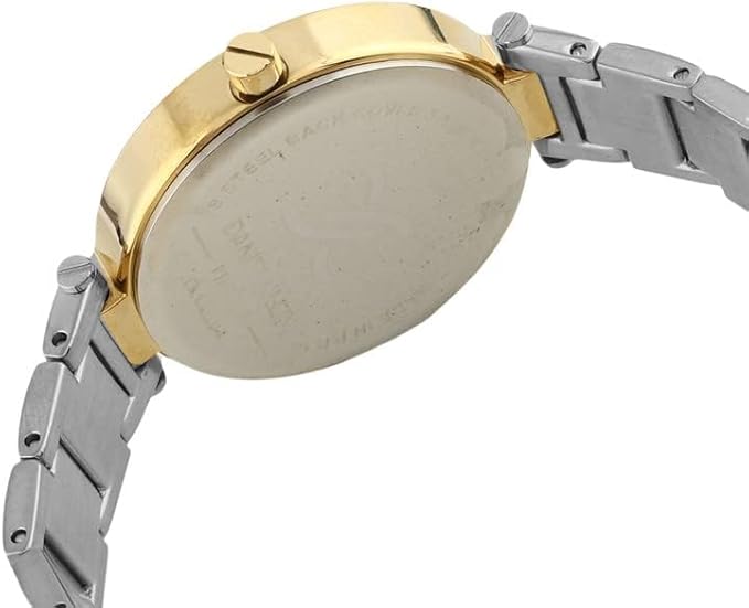 Daniel Klein Analog Silver Dial Women's Watch-DK.1.13206-6 Gold strap
