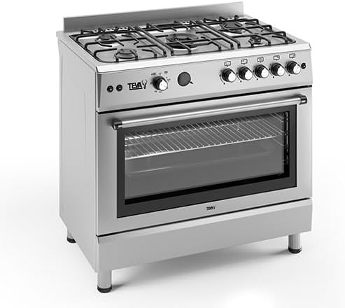 TEVA free stand cooker Italian burners - Spaf 5 burner + burner is 5 kw F9L50GF PR