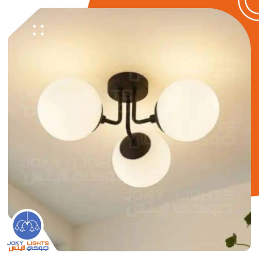 ‎Chandelier 3 Shield – Black – (Code:042)‎