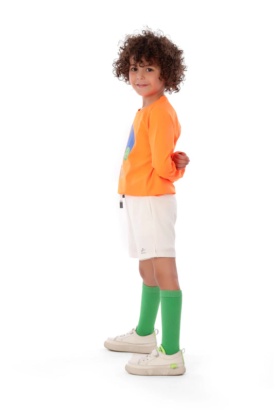 Orange Padel T-Shirt 0107-BR