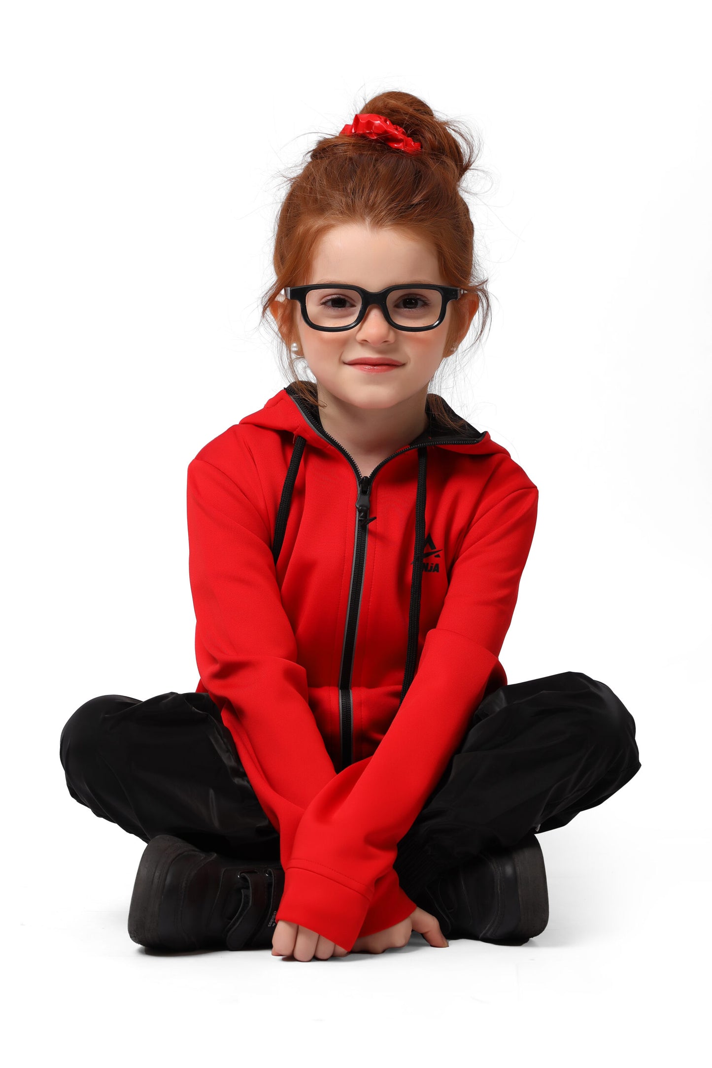 Red Performance Open Sweatshirt 0178-GR
