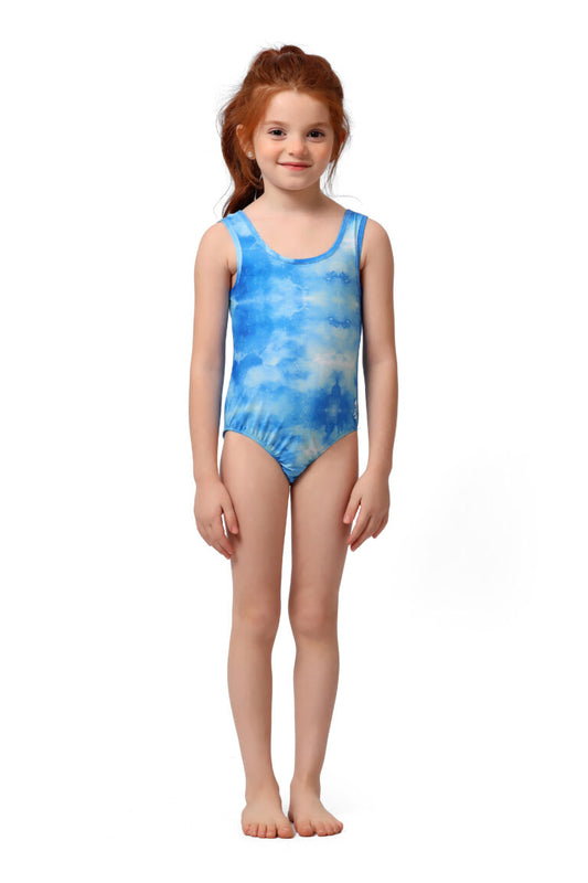 Slim Fit One-Piece Swimsuit – Ocean Blue 0227-GR