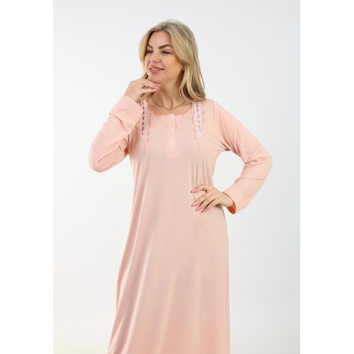 Zecotex "Summer Maxi Abaya / Simon Embroidered Long Dress / Elegant Long Sleeves / Viscose Maxi Dress / Lightweight Fabric For Maximum Comfort / Women's Loungewear"