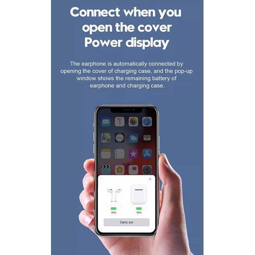 Joyroom JR-T03S Air TWS Wireless Bluetooth Earbuds, Dual Core Chip, Instant Connection, Stable Transmission No Delay - White, In Ear
