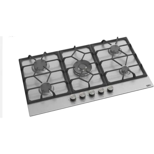 TEVA Built-In Gas Hob, 90 CM,Stainless Steel, 5 Burners, Turkey BL041