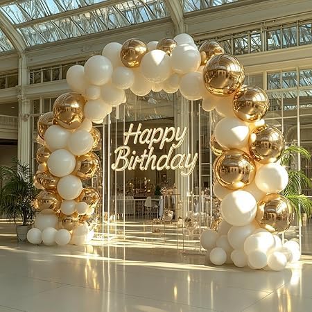 High Quality Blue Latex Balloons, 12 Inch Perfect for Birthday Party, Wedding, Special Event Decoration, Air or Helium Inflatable, Contains 100 Balloons (White)