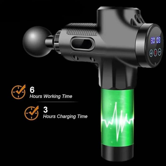 Neo Classic Handheld 30 Speed Muscle Deep Tissue Fascial Percussion Massage Gun Led Touch Screen