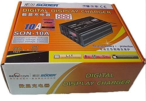 SUOER (10A) Car Battery charger 12V&6V,Fast/Auto with selectors (SON-10A)