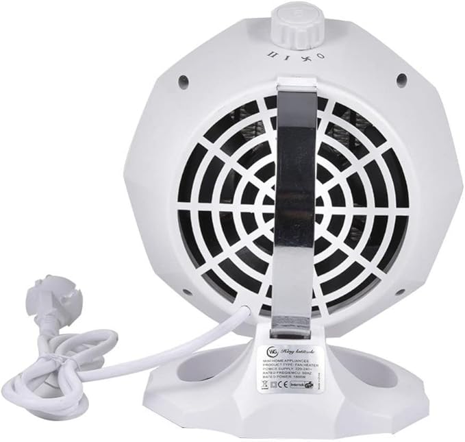 Generic 1800W White Indoor Modern Fan Heater - Cool Blow Fan Function