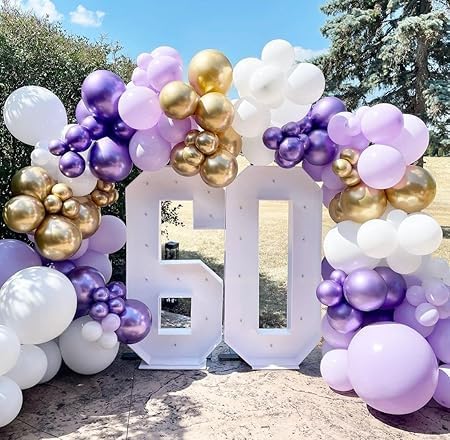 High Quality Blue Latex Balloons, 12 Inch Perfect for Birthday Party, Wedding, Special Event Decoration, Air or Helium Inflatable Balloons Contains 100 Balloons (Mauve Nickel Chrome)