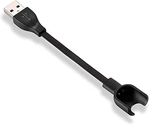 USB Charging Cradle Dock Adapter Charger Cable for Xiaomi Mi Band 3 - Black
