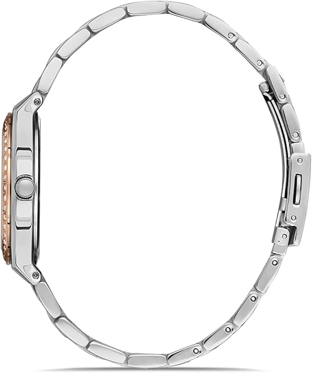 Daniel klein Silver Color Stainless Steel Strap Watch for Women DK.1.13040-6 Silver