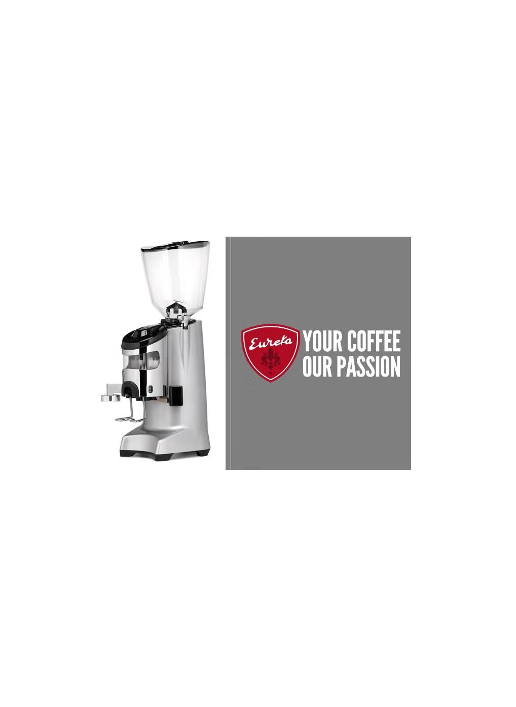ECO Eureka Zenith 65 HS Commercial Espresso Grinder, silver
