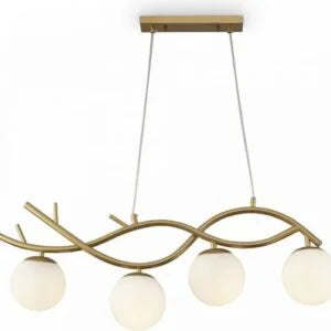 ‎Manifold chandelier – shiny gold – (code:265)‎