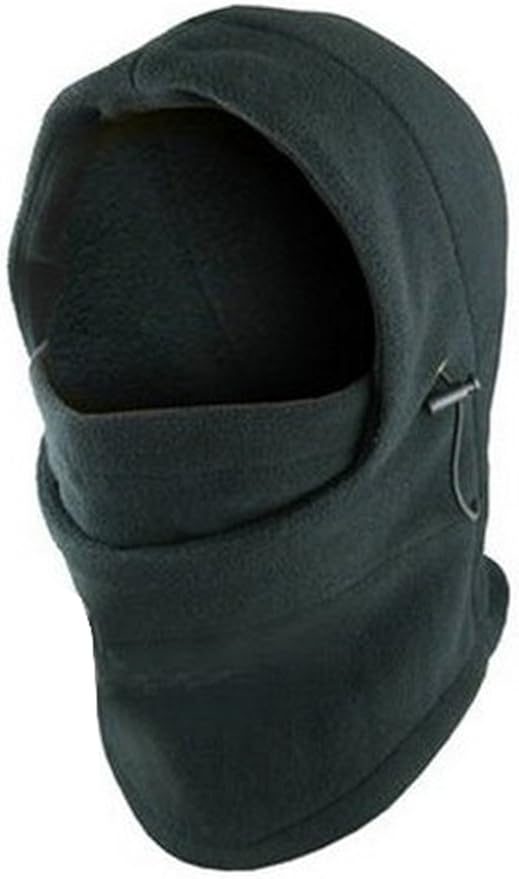 Xinliya Double Layers Thicken Warm Full Face Cover Winter Ski Mask Beanie Cs Hat, Grey 3pcs, One Size