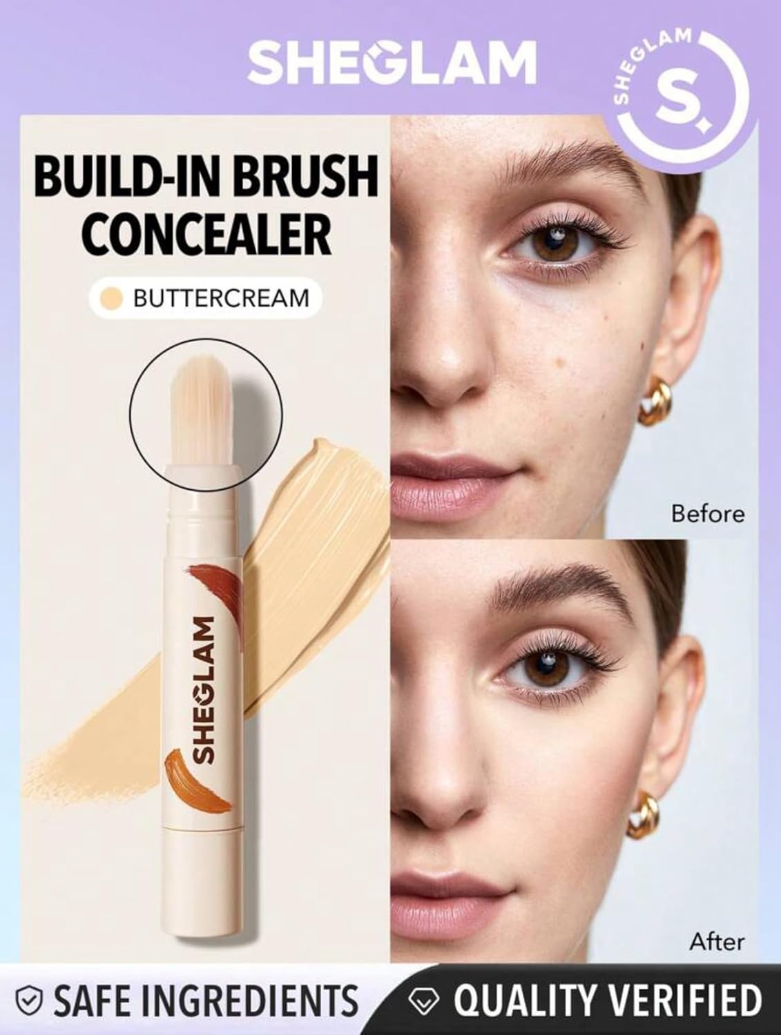 Sheglam High Cover Concealer Acorn 4.5g