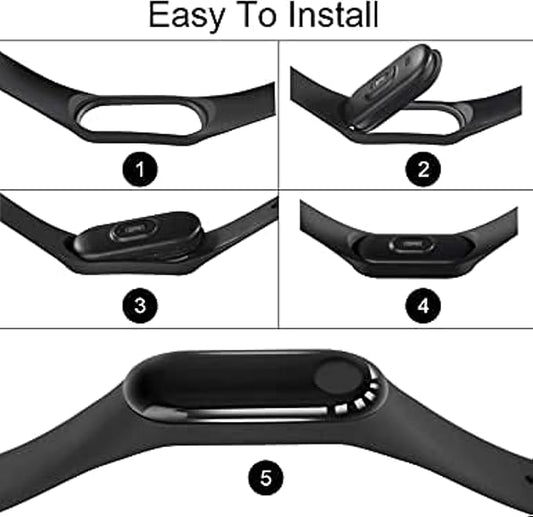 Adjustable Xiaomi Mi Band 3/ Mi Band 4 Watch Silicone Strap Belt Band Bracelet