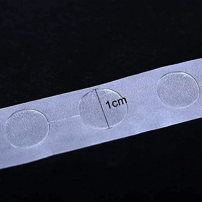 CattleyaHQ 1000 Pieces Points Glue,Balloon Invisible Double Sided Dot Adhesive,10 Rolls (100 Pieces per roll) Tapes For Wedding Birthday Party Balloon DIY Decoration