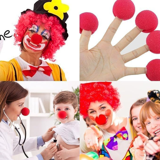 Red Clown Nose, Clown Noses for Kids Adult Accessories(5 PCS)