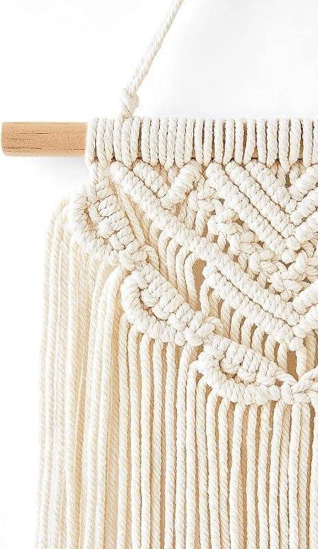 Home Gallery Set of 2 Macrame Wall Hanging Art Woven Wall Decoration Handmade