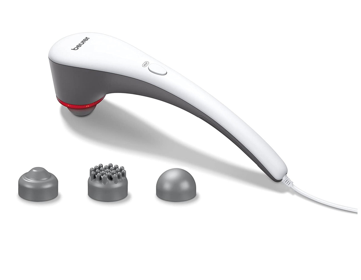 Beurer Heat Tapping Multi Usage Massager - MG 55, White & Gray