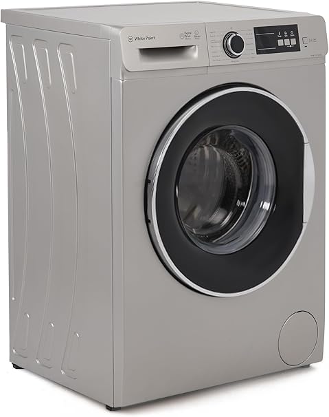 White point WPW71015DSWSINV - Washin machin - 7kg - multy programs - steem - inverter - 1000 rpm - silver- turky