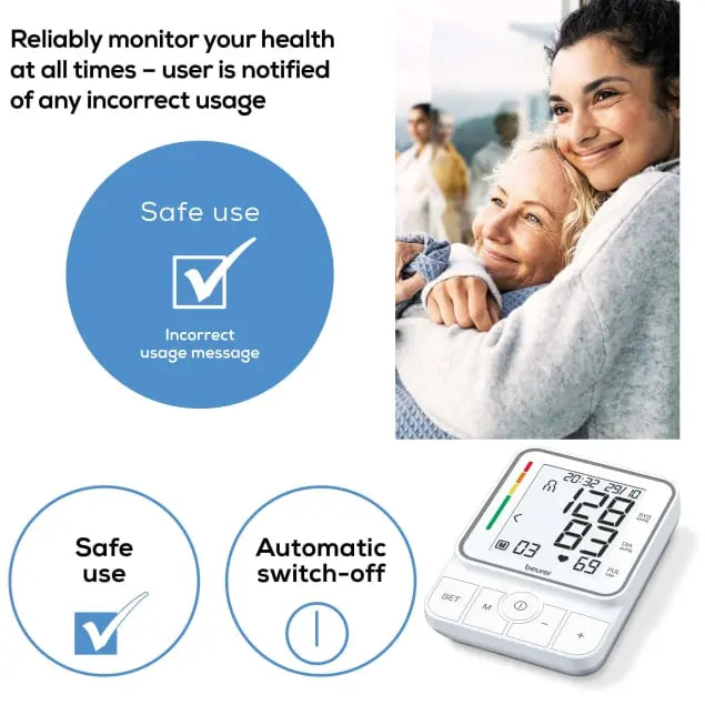 Beurer BM 51 easy Clip upper arm blood pressure monitor